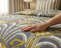 Golden Deco Bedsheet Set