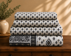 Onyx Ikat Duvet Set