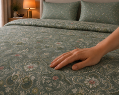 Sage Paisley Medallion Bedsheet Set