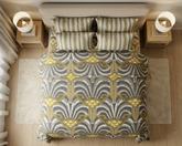 Golden Deco Bedsheet Set