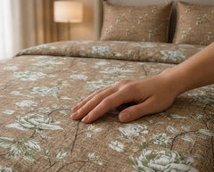 Ivory Rosevine - Bedsheet set