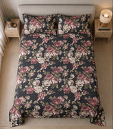 Midnight Rose Garden - Bedsheet set