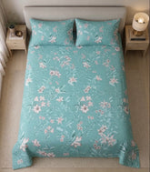 Lily Meadow Teal - Bedsheet set