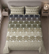 Olive Honeycomb Bedsheet Set