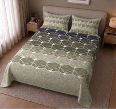 Olive Honeycomb Bedsheet Set