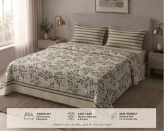 Willow Branch Stripe Bedsheet Set
