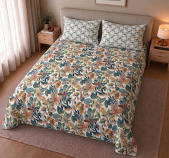 Autumn Canopy Leaves - Bedsheet set