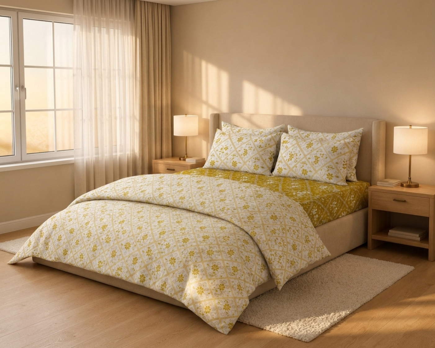 Saffron Bloom Duvet Set