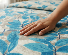 Aqua Vine Bedsheet Set