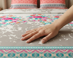 Coral Bazaar Bedsheet Set