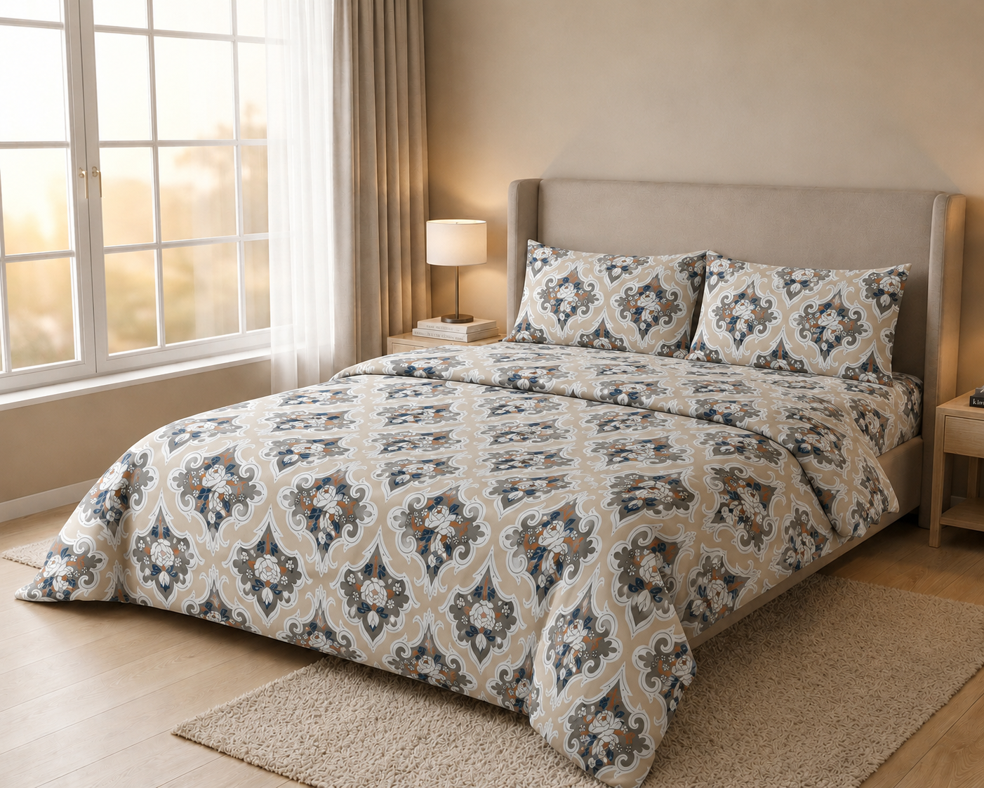 Sandstone Medallion - Bedsheet set
