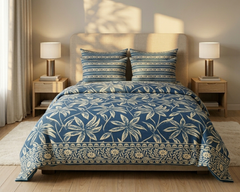 Teal Majesty - Bedsheet set