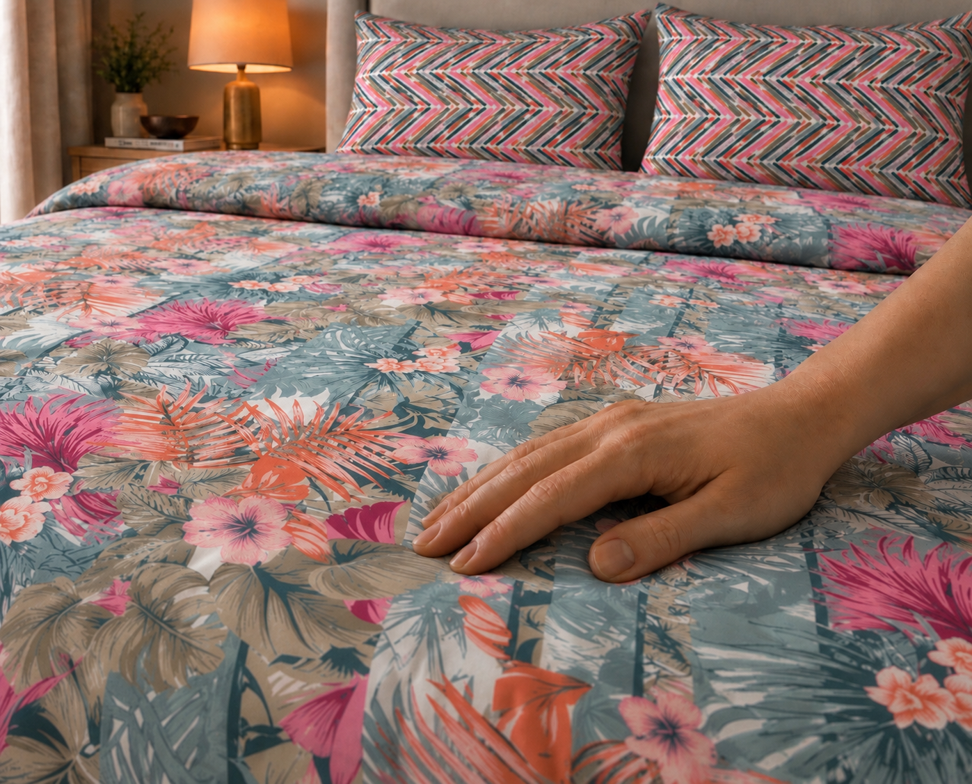 Tropicana Bloom Bedsheet Set