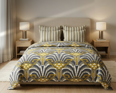 Golden Deco Bedsheet Set