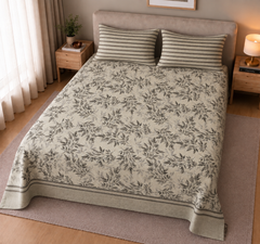 Willow Branch Stripe Bedsheet Set