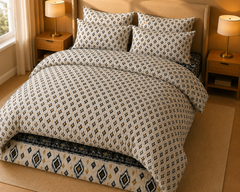 Onyx Ikat Duvet Set