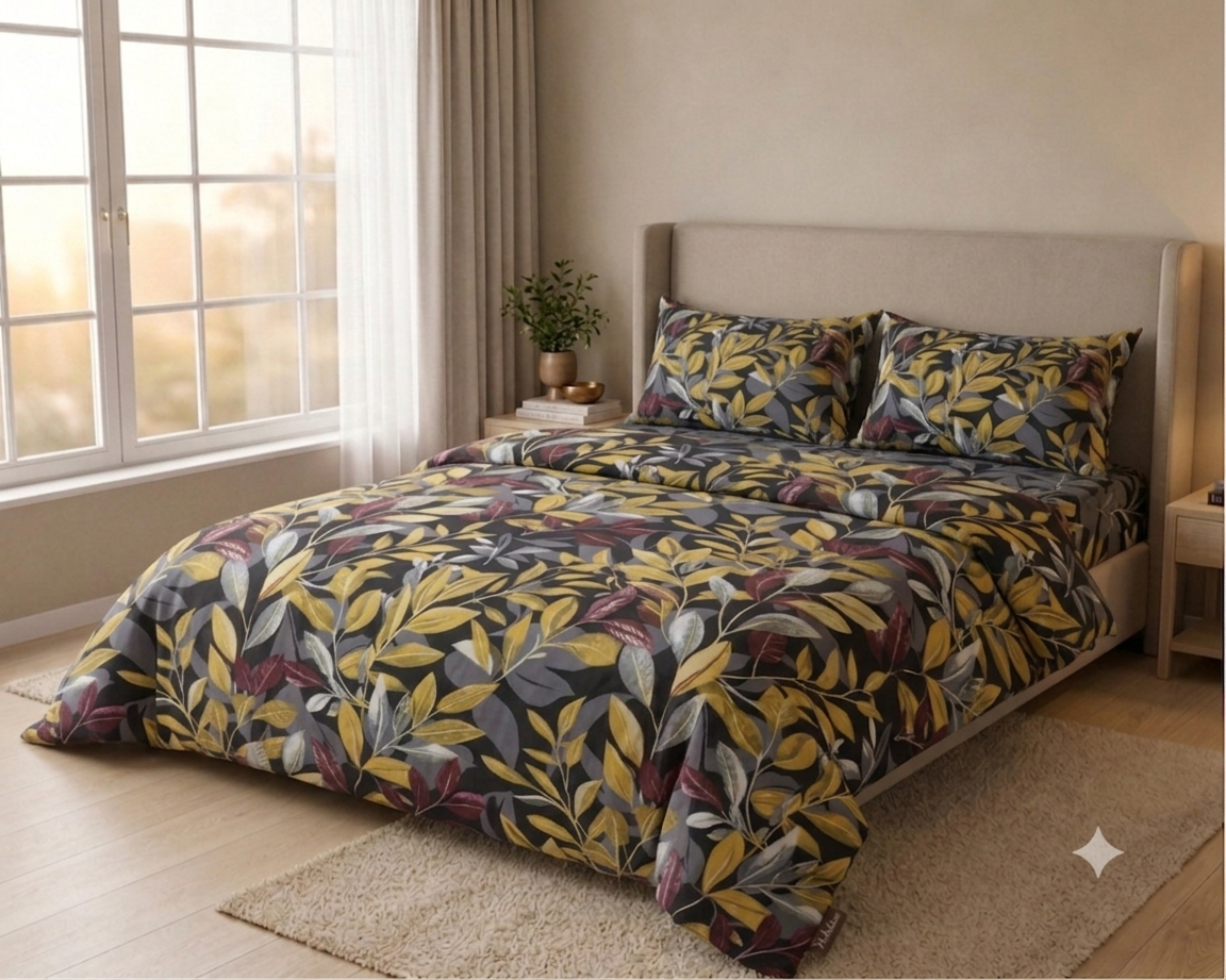Autumn Noir - Bedsheet Set
