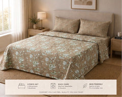 Ivory Rosevine - Bedsheet set