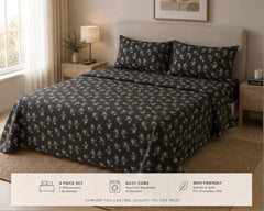 Midnight Rose Ditsy - Bedsheet set