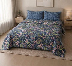 Midnight Wildflower - Bedsheet set
