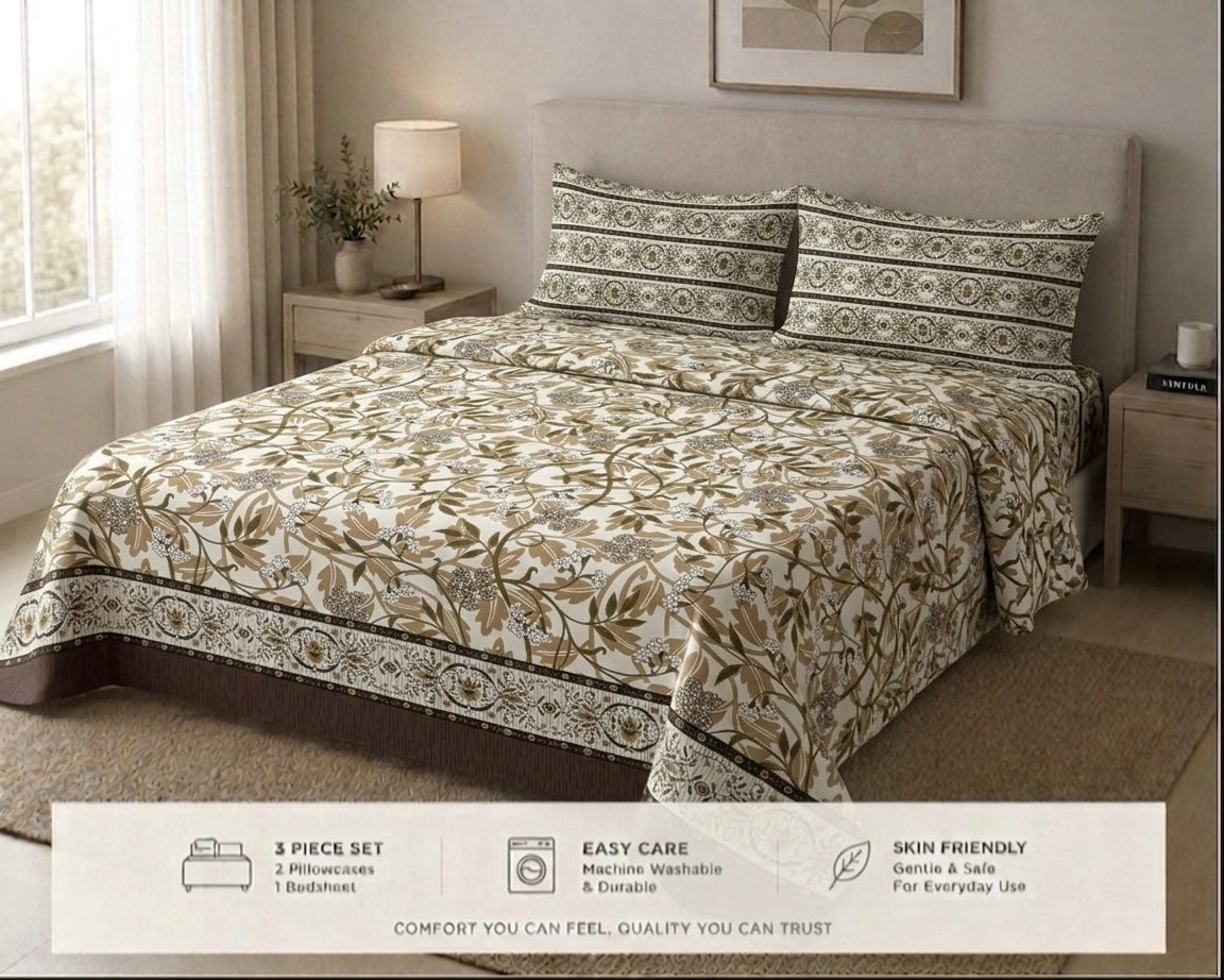 Vintage Vine Trellis - Bedsheet set