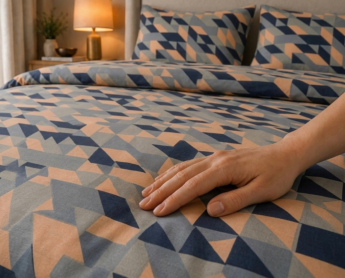 Terracotta Fragment - Bedsheet set