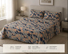 Terracotta Fragment - Bedsheet set