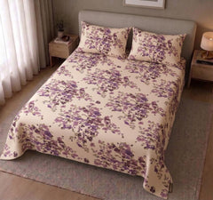 Plum Wisteria - Bedsheet set