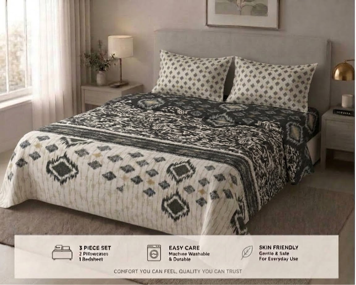Nomad Ikat Bedsheet Set