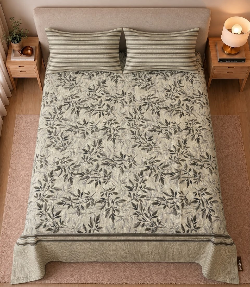 Willow Branch Stripe Bedsheet Set