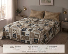 Botanical Patchwork Bedsheet Set