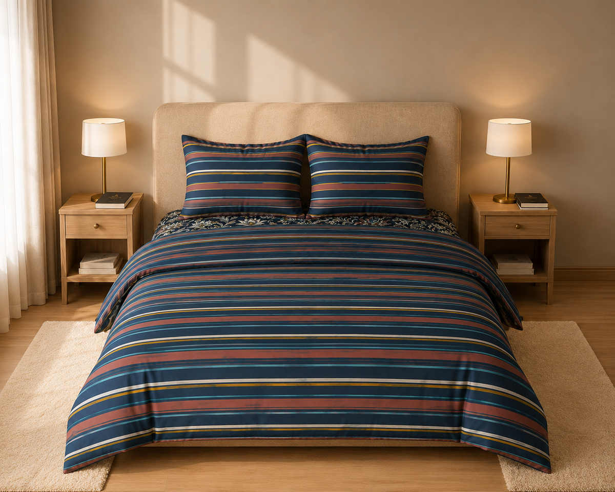 Heritage Stripe Duvet Set