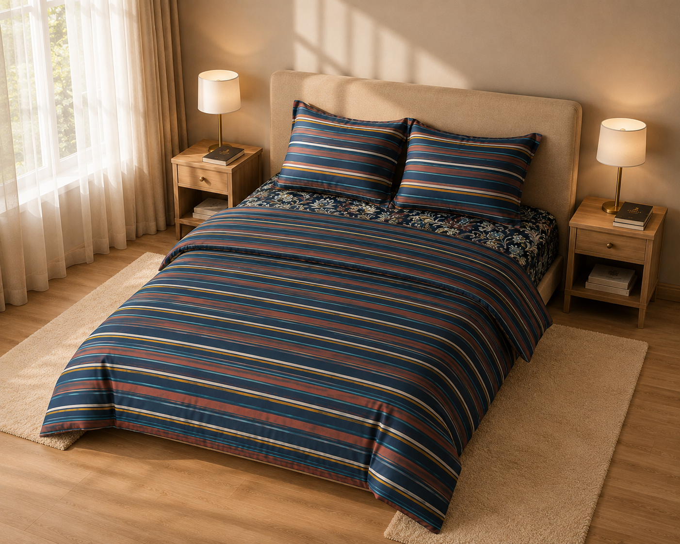 Heritage Stripe Duvet Set