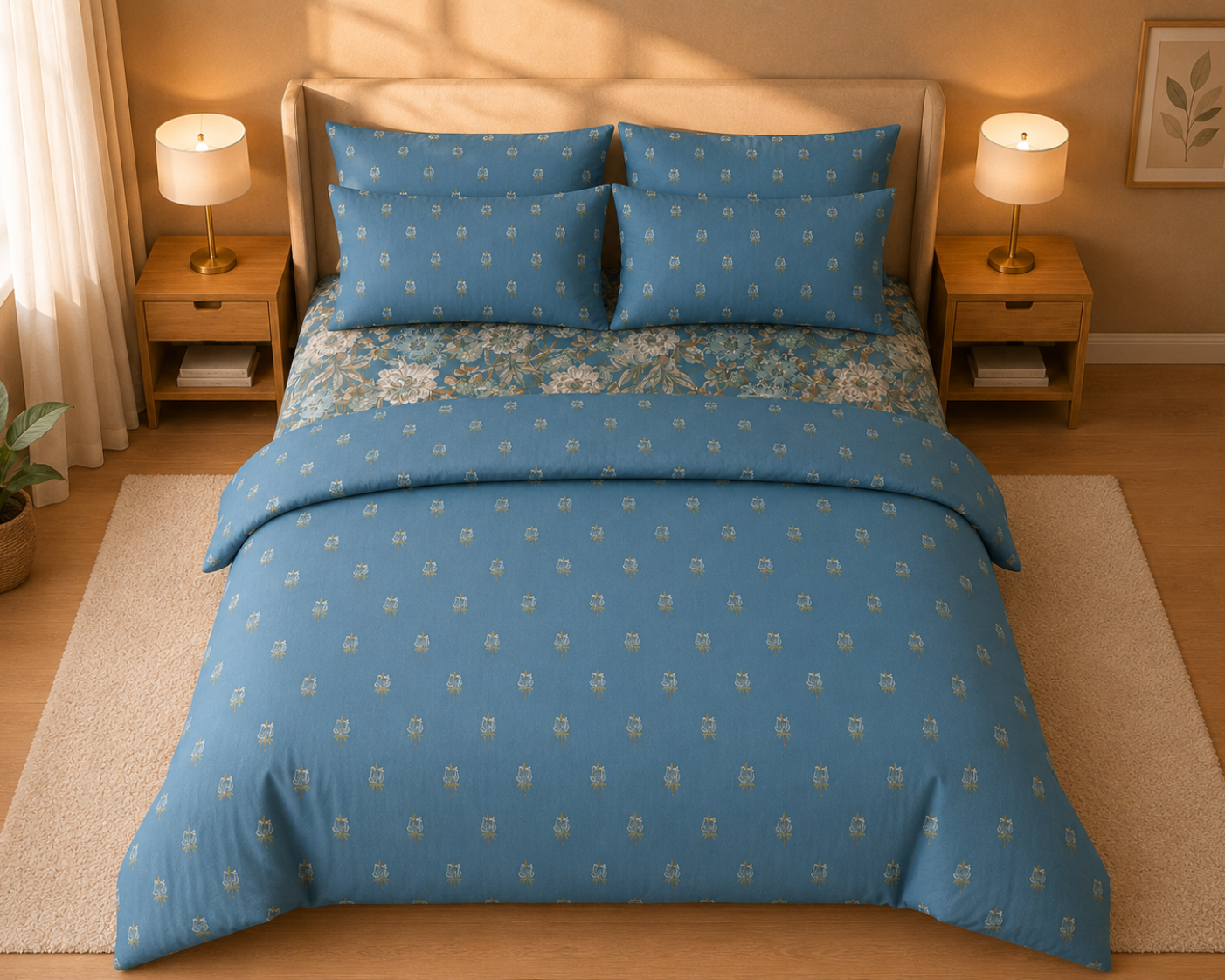 Ocean Motif Duvet Set