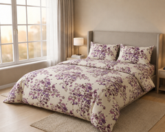 Plum Wisteria - Bedsheet set