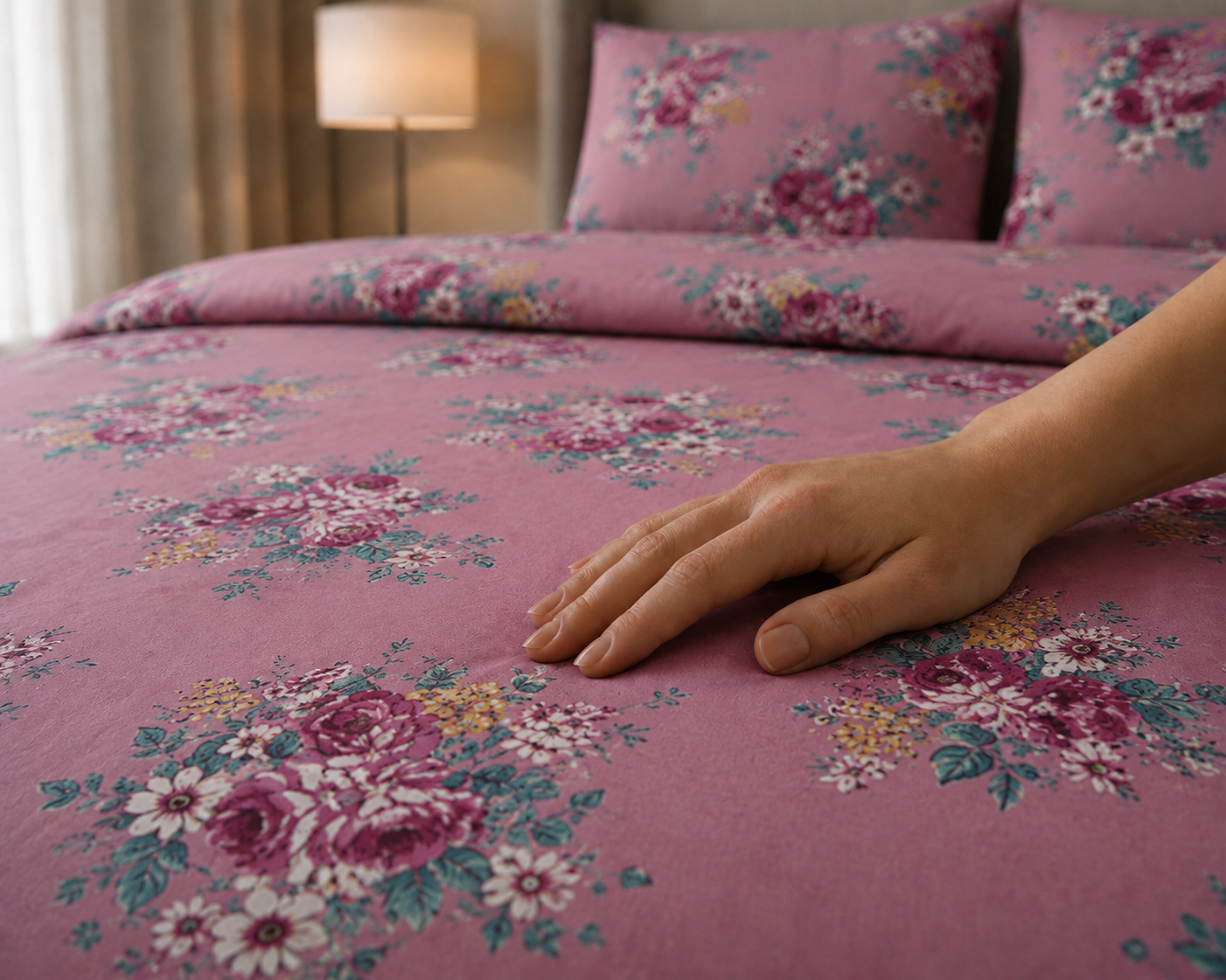 Rosewood Bloom - Bedsheet set