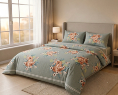 Sage Bouquet - Bedsheet set